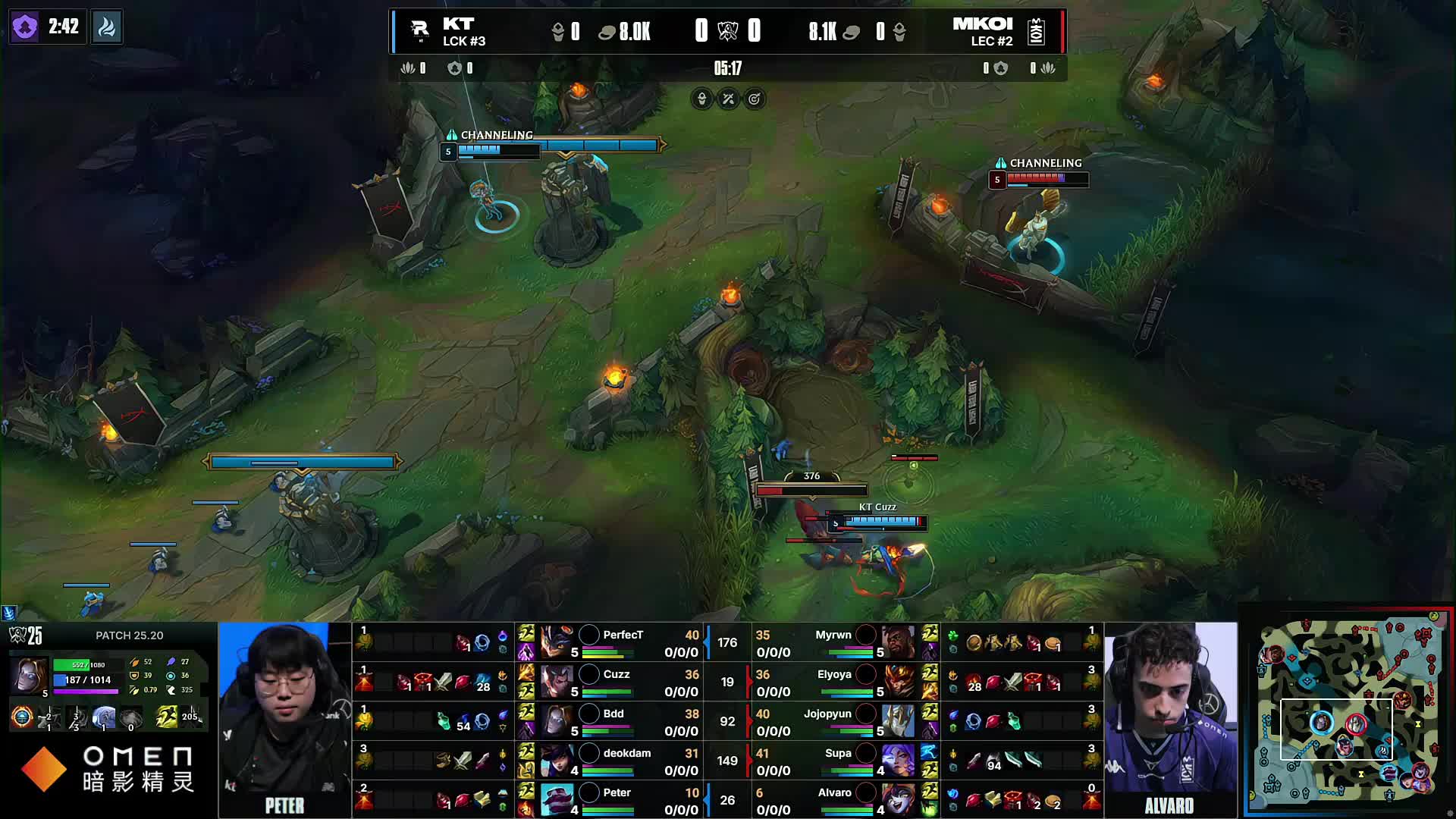今日LPL季后赛首发阵容-16：45 JDG vs RNG(BO5)